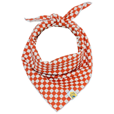 Rusted Check Dog Bandana